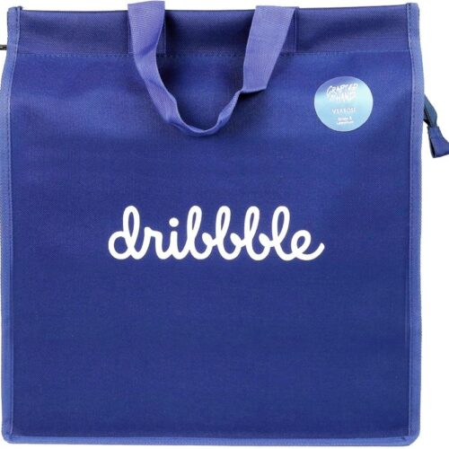 Custom Navy Single-Zip Carry Tote