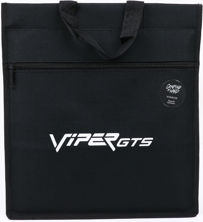 Custom Black Double-Zip Carry Tote