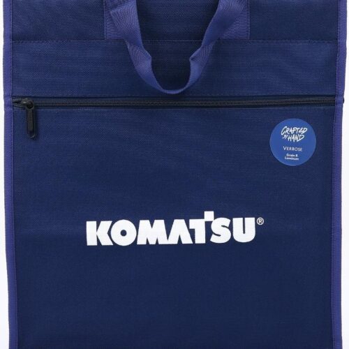 Custom Navy Double-Zip Carry Tote