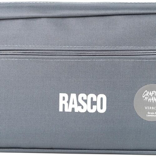 Custom Grey Double-Zip Organizer Pouch