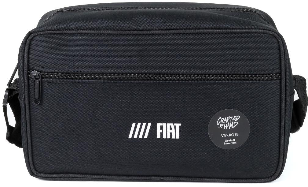 Custom Black Double-Zip Organizer Pouch