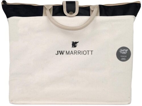 Custom Natural 400 GSM Canvas Zip Tote