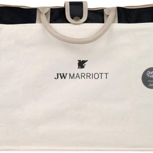 Custom Natural 400 GSM Canvas Zip Tote