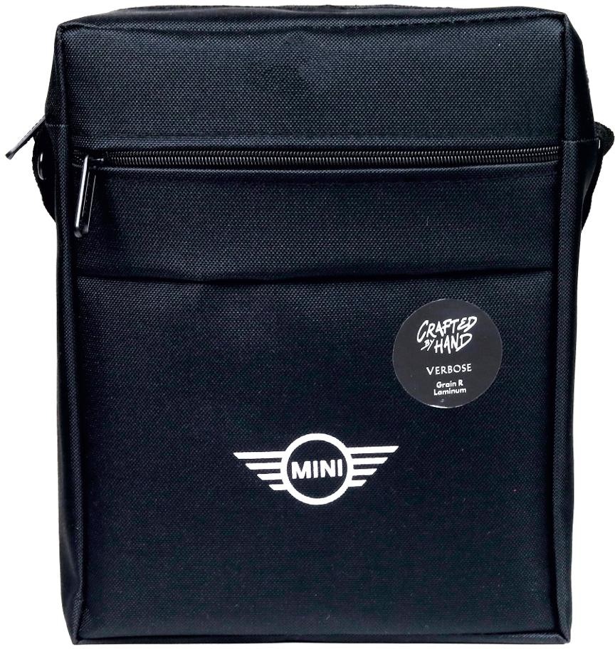 Custom Black Double-Zip Compact Carry Bag