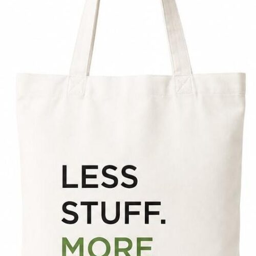 Custom White Canvas Tote for Sublimation Print