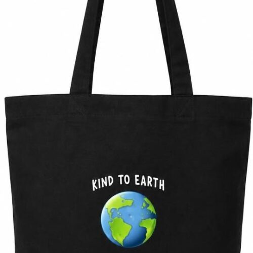 Custom Natural and Olive Two-Tone Canvas Tote