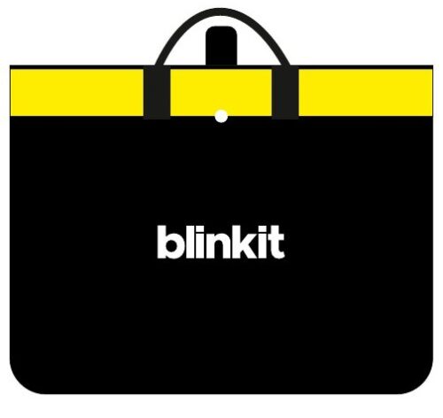 Custom Black Foldable Carry Bag with Yellow Contrast