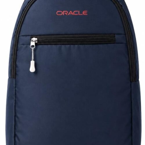 Custom Navy Mid-Line Polyester Backpack