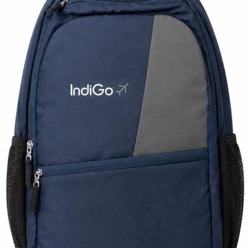 Custom Navy and Grey Mid-Line Backpack