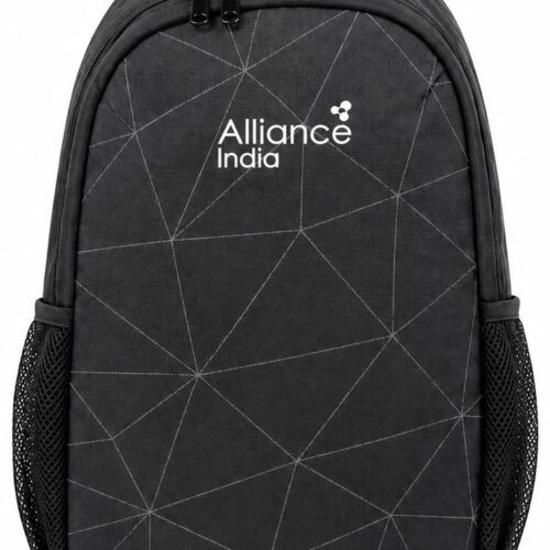 Custom Black Patterned High-Line Backpack