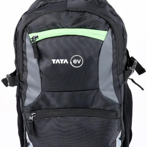 Custom Black Premium Backpack with Reflective Contrast