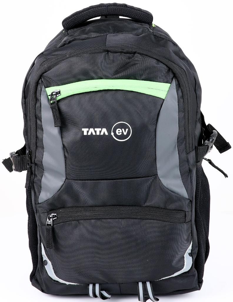 Custom Black Premium Backpack with Reflective Contrast