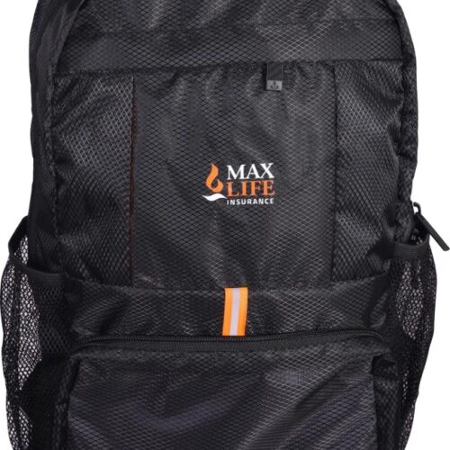 Custom Black Honeycomb Foldable Backpack