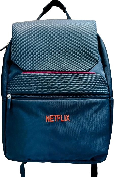 Custom Contrast-Band Backpack with Laptop and iPad Compartments