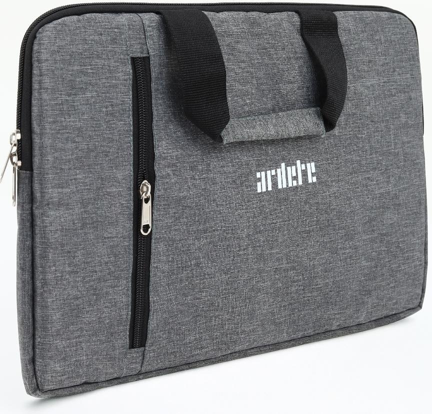 Custom Grey Melange Laptop Carry Bag