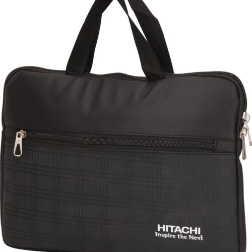 Custom Black 14-Inch Cross-Dot Laptop Bag