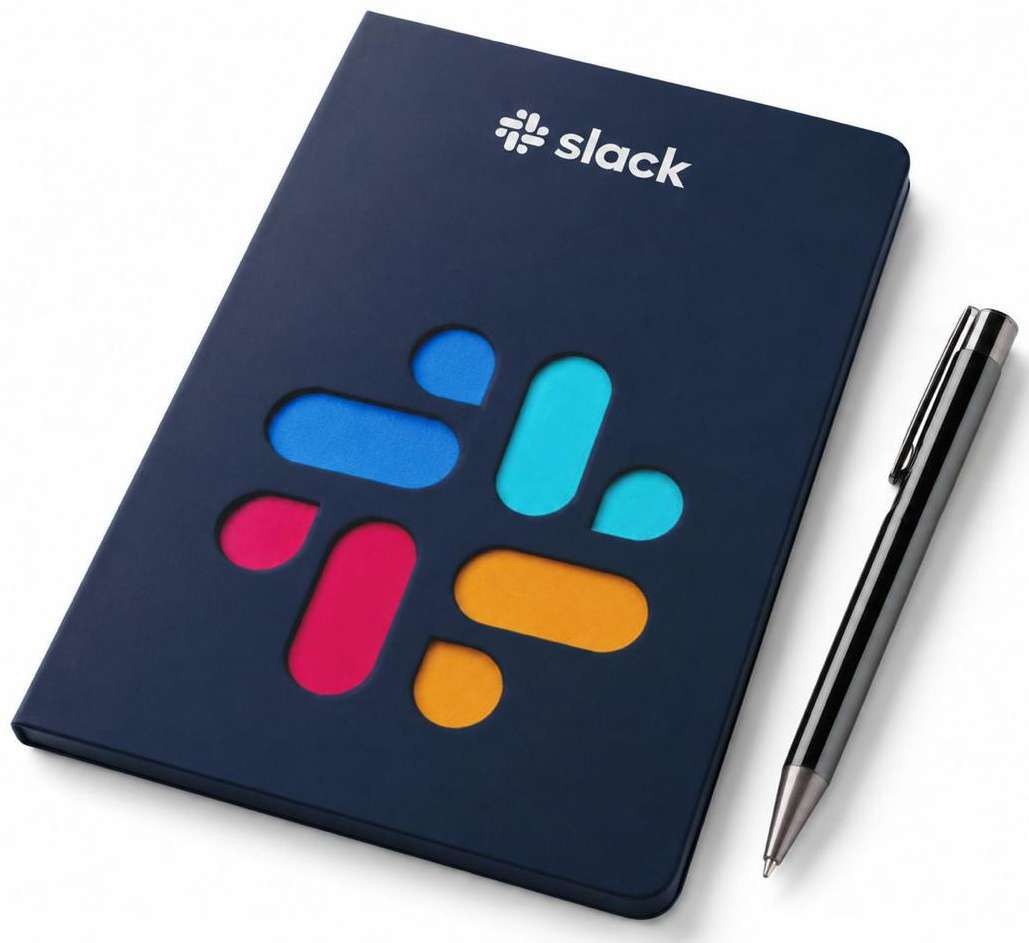 Custom-Cut PU Notebook and Metal Pen Gift Set