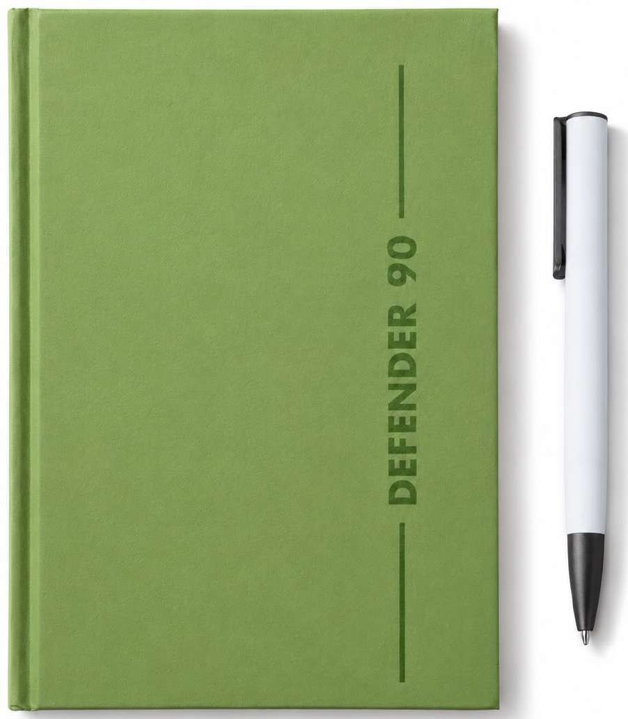 Hardbound Notebook and Rubberised Metal Pen Gift Set