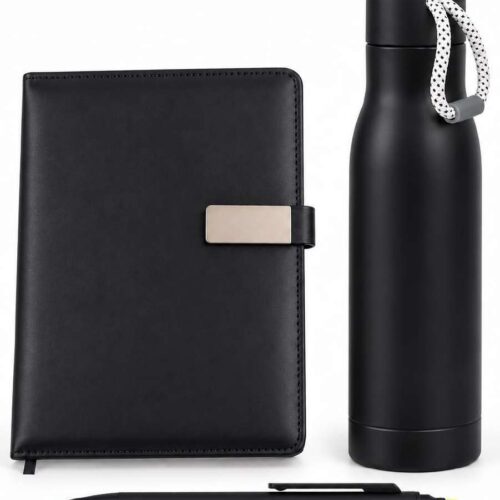 Executive Notebook, Pen and Double-Wall Bottle Gift Kit