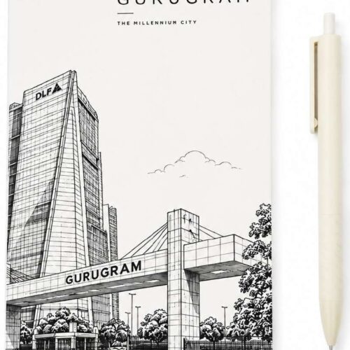 Gurugram Pocket Notebook and Pen Gift Set