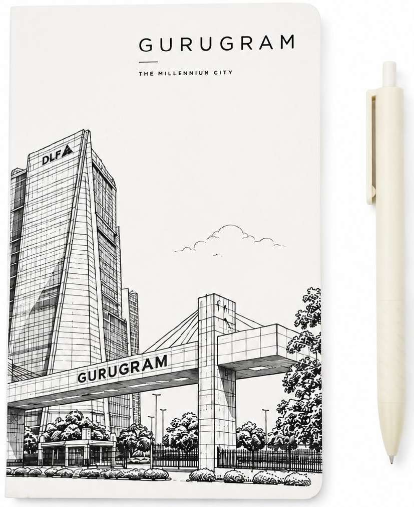 Gurugram Pocket Notebook and Pen Gift Set
