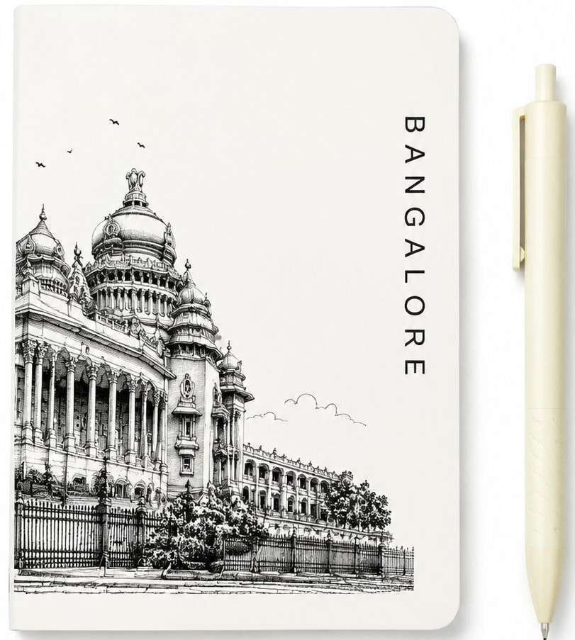 Bangalore Pocket Notebook and Pen Gift Set