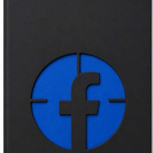 Custom Black Custom-Cut Cover Notebook