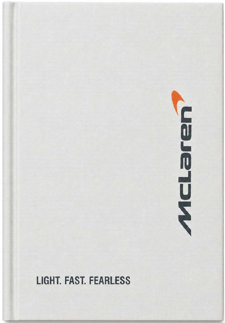 Custom White Premium Textured Notebook