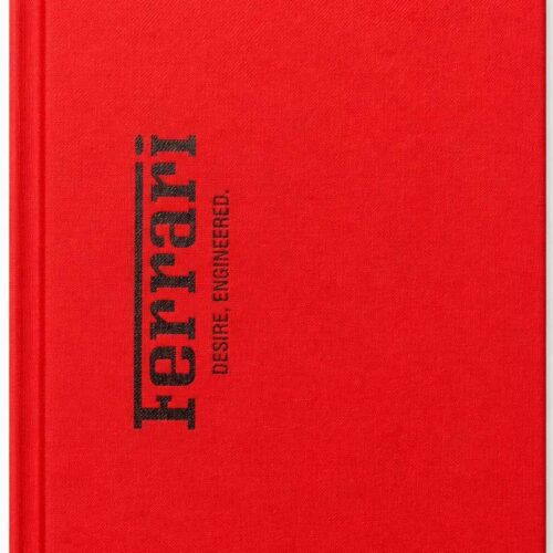 Custom Red Textured Hardbound Notebook