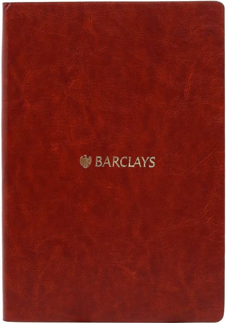 Custom Brown 70 GSM Hardbound Notebook