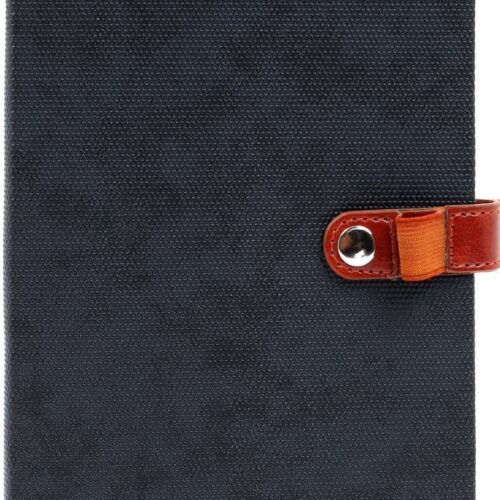 Custom Navy 70 GSM Hardbound Notebook