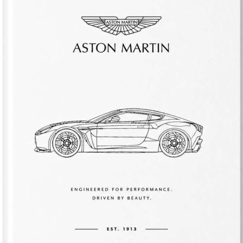 Custom Automotive-Art Silver-Foil Notebook