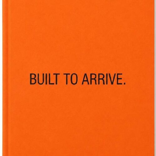 Custom Orange Waxed-Cover Notebook