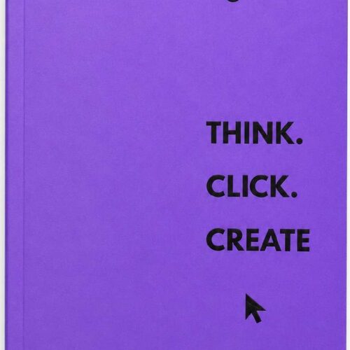Custom Purple Waxed-Cover Notebook