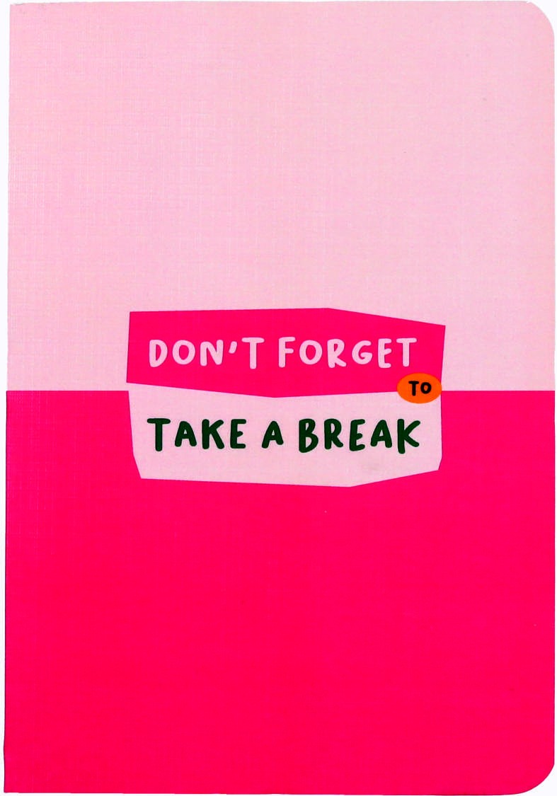 Custom Pink Linen-Finish Printed Notebook