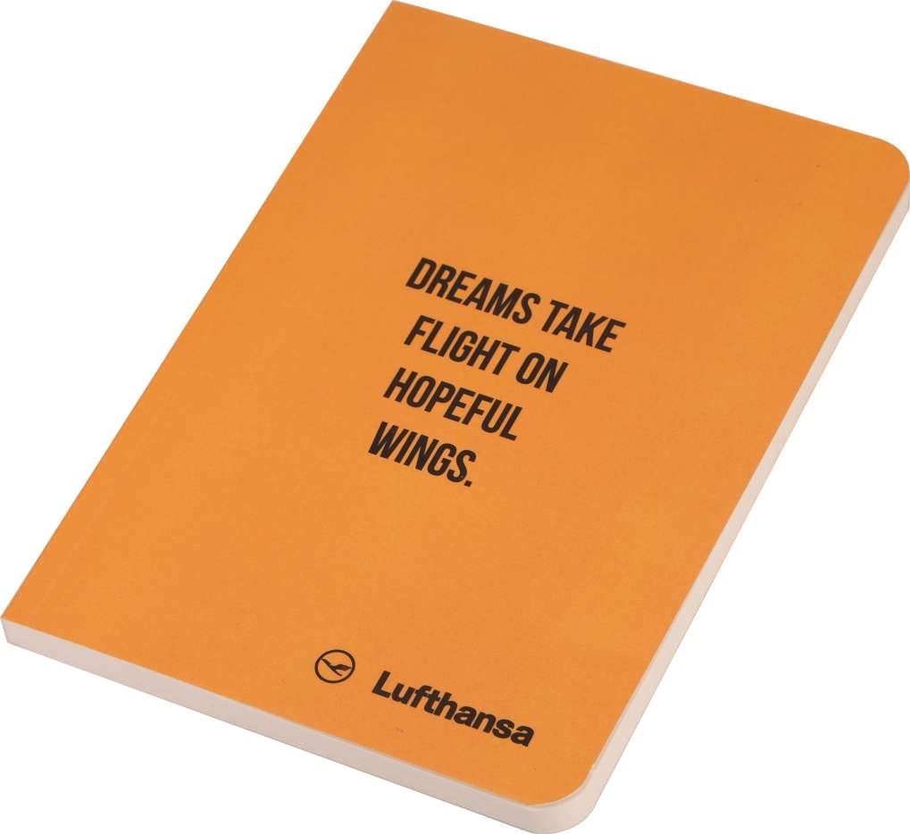 Custom Orange Soft-Cover Notebook