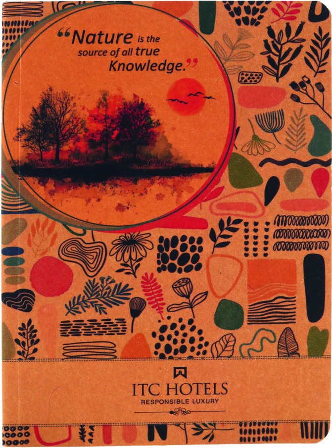 Custom Kraft-Cover Notebook with Velvet Lamination