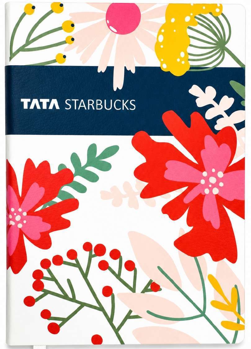 Custom Floral Edge-to-Edge Flex Notebook