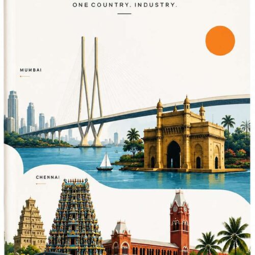 Custom India-Themed Edge-to-Edge Flex Notebook