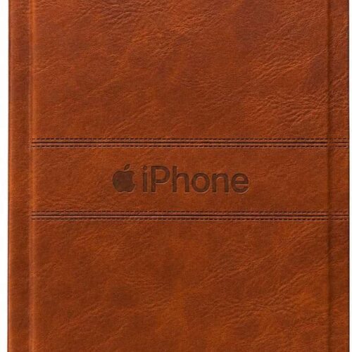 Custom Brown Premium PU Hardbound Notebook
