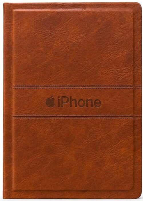 Custom Brown Premium PU Hardbound Notebook