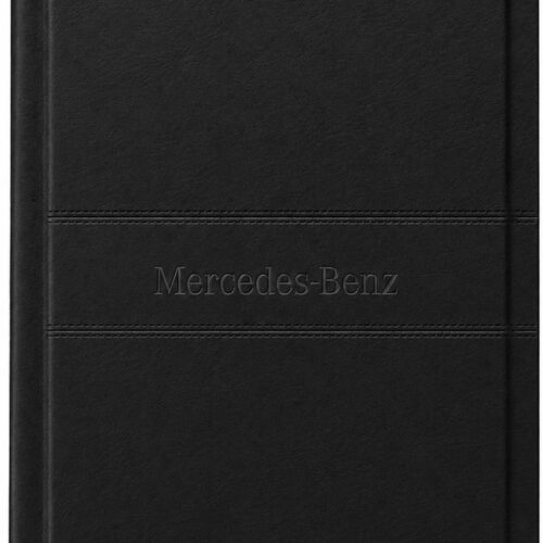 Custom Black Premium PU Hardbound Notebook