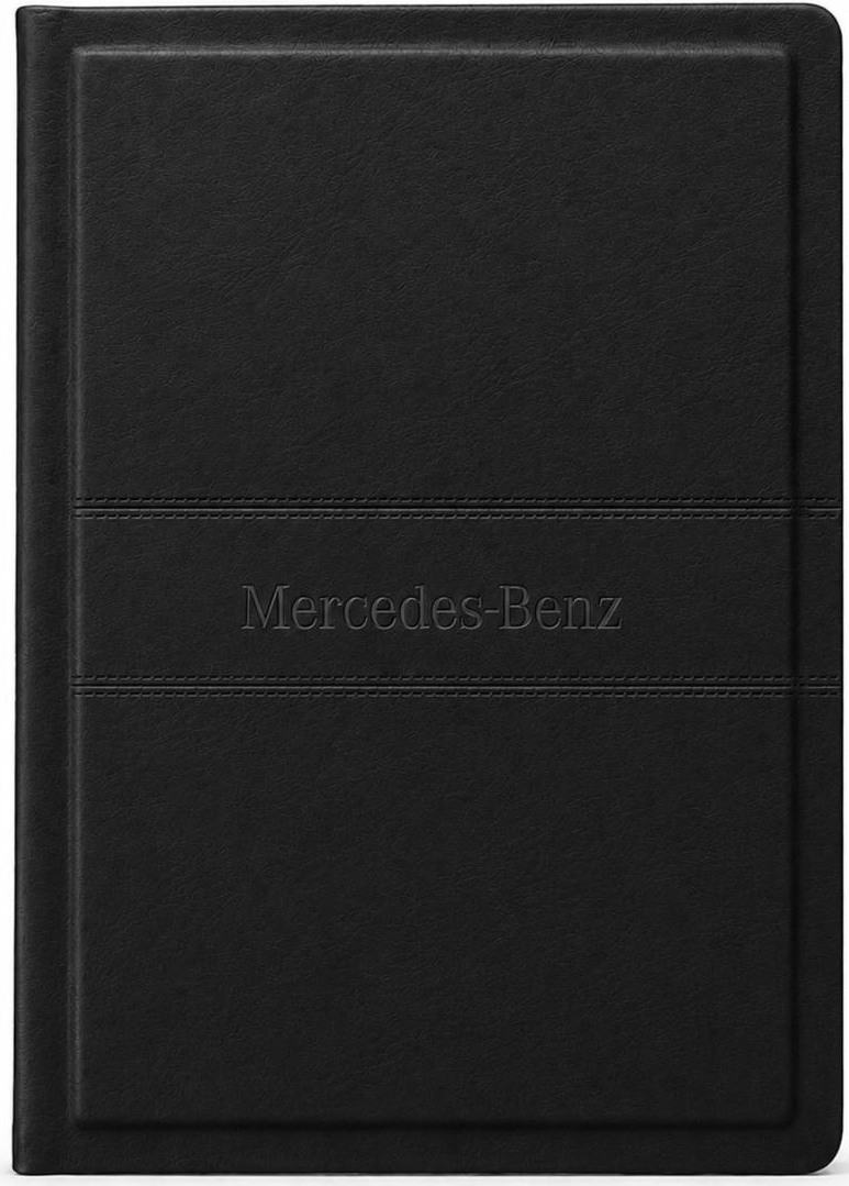 Custom Black Premium PU Hardbound Notebook
