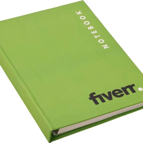 Custom Green Printed Hardcover Wiro Notebook
