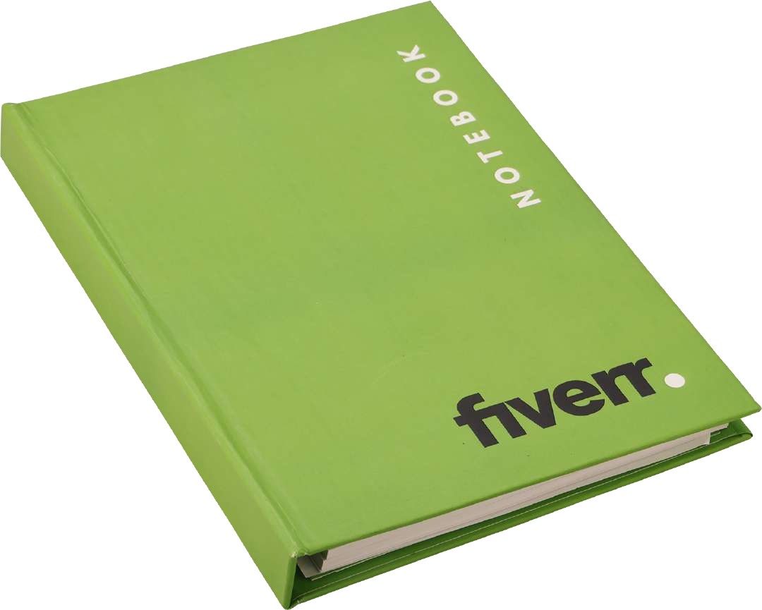 Custom Green Printed Hardcover Wiro Notebook