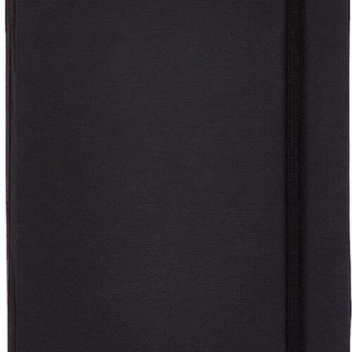 Custom Black Hardbound Notebook with Perforated Sheets