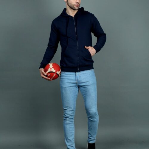 Thunder Full-Zip Stand-Collar Sweatshirt