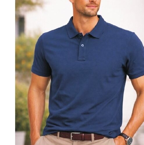 Louis Philippe Navy Classic Corporate Polo T-Shirt
