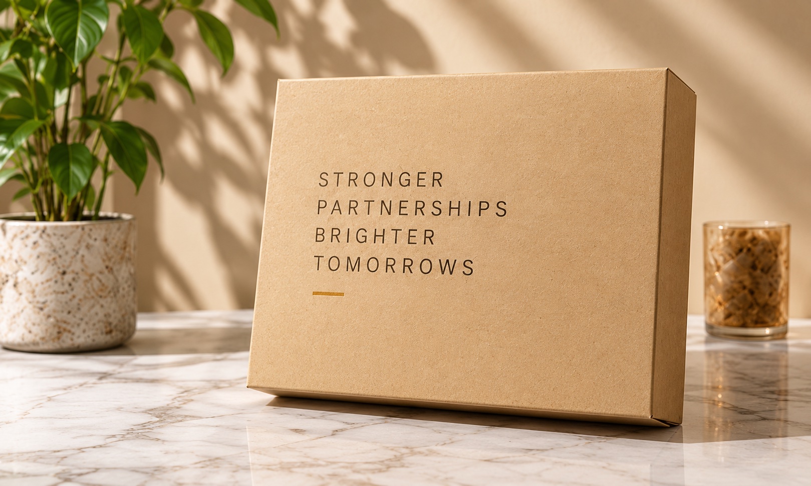 Corporate Gifting Studio 4 Customisation concept: a boxed corporate gift for client appreciation.